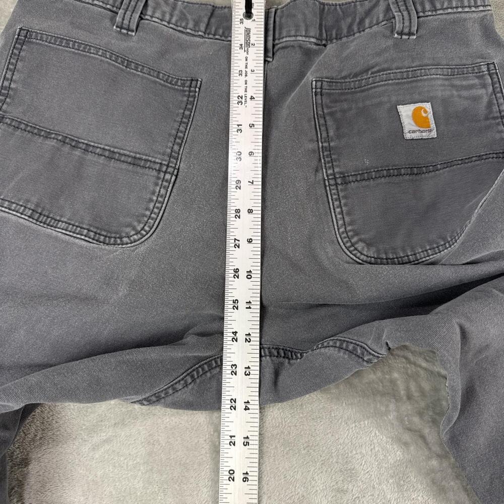 Distressed Style Carhartt Work Wear Utility Mens Relaxed Jeans 38x30 - Picture 7 of 8